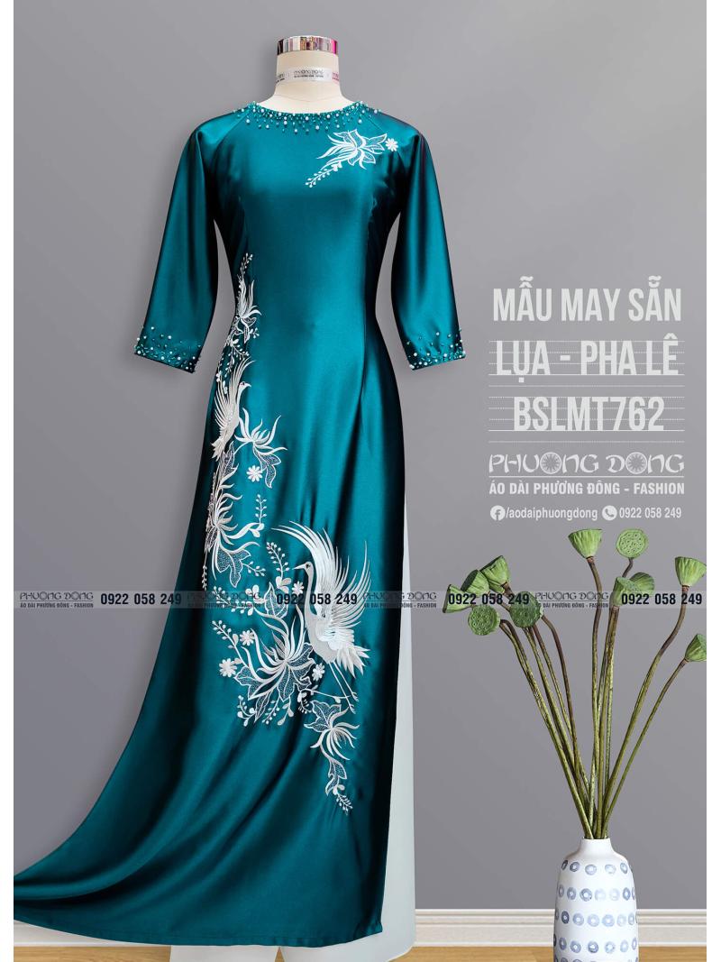 Áo Dài Bà Sui Lụa Thêu Kết Pha Lê BSLMT762